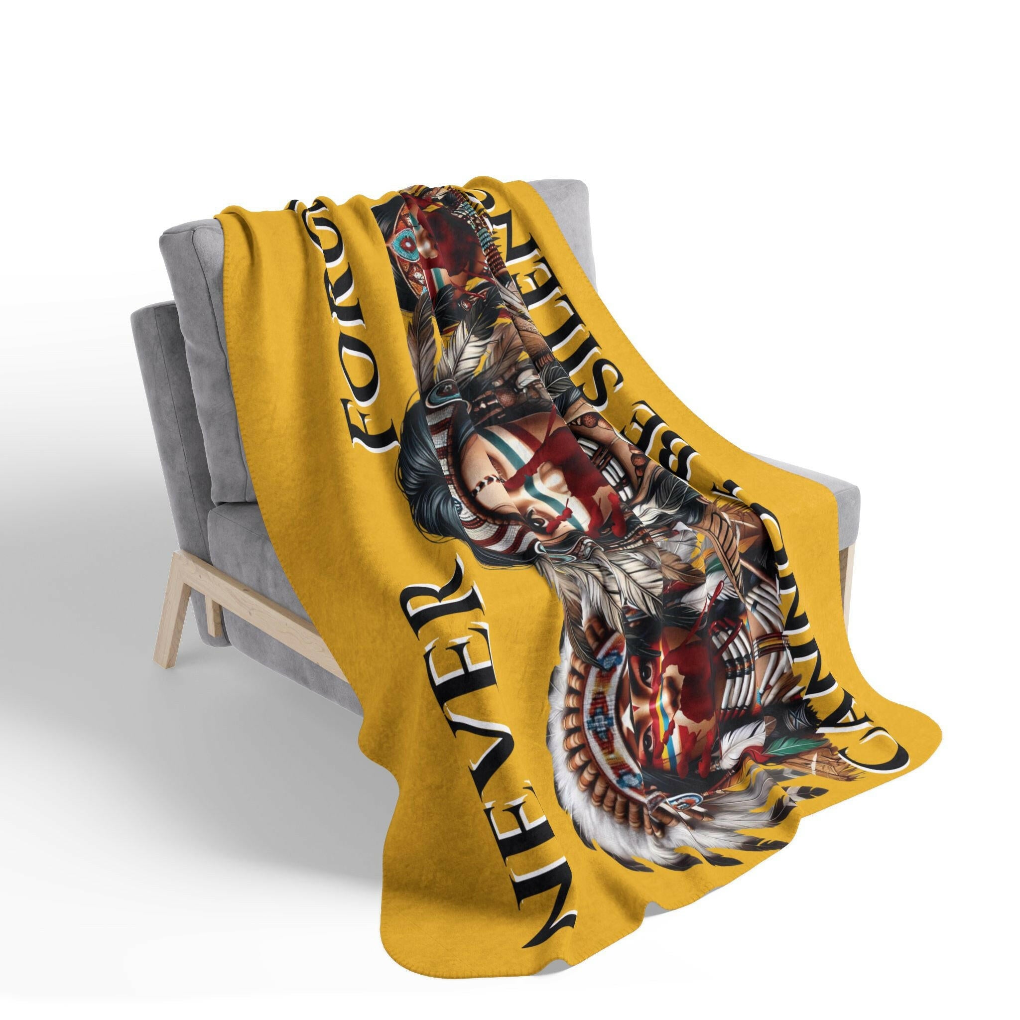 ‘MMIW' Fleece Sherpa Blanket - MKCM Modern Designs