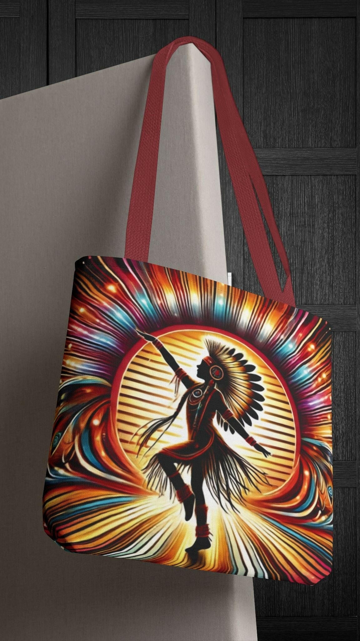 Native American Tote Bag - MKCM Modern Designs