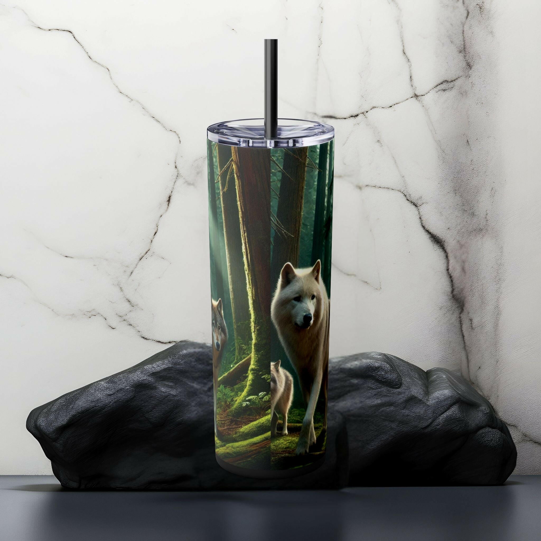 Native American Wolves Tumbler - MKCM Modern Designs