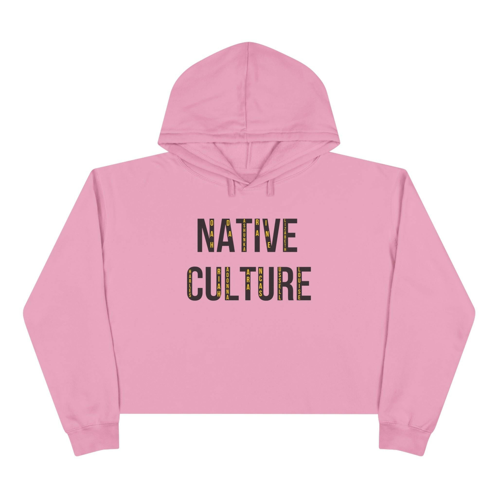 'Native Culture' Crop Hoodie - MKCM Modern Designs