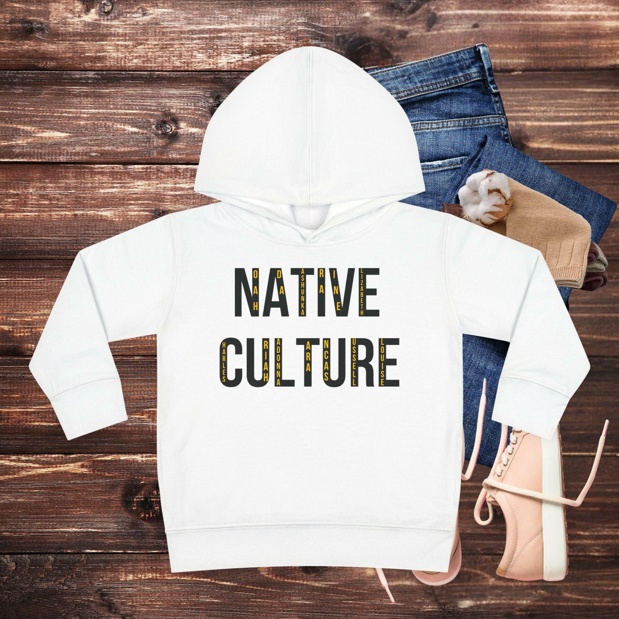 'NATIVE Culture' Toddler Hoodie - MKCM Modern Designs