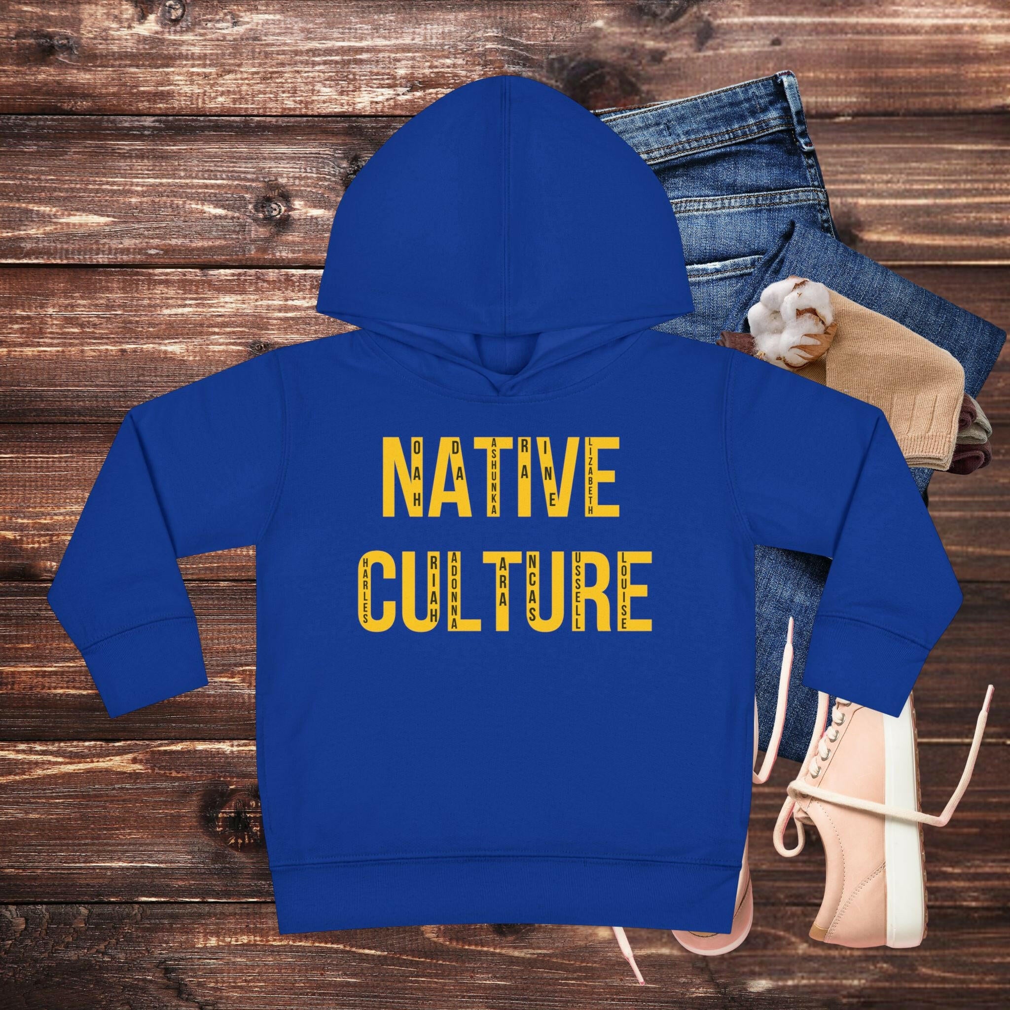 'NATIVE Culture' Toddler Hoodie - MKCM Modern Designs