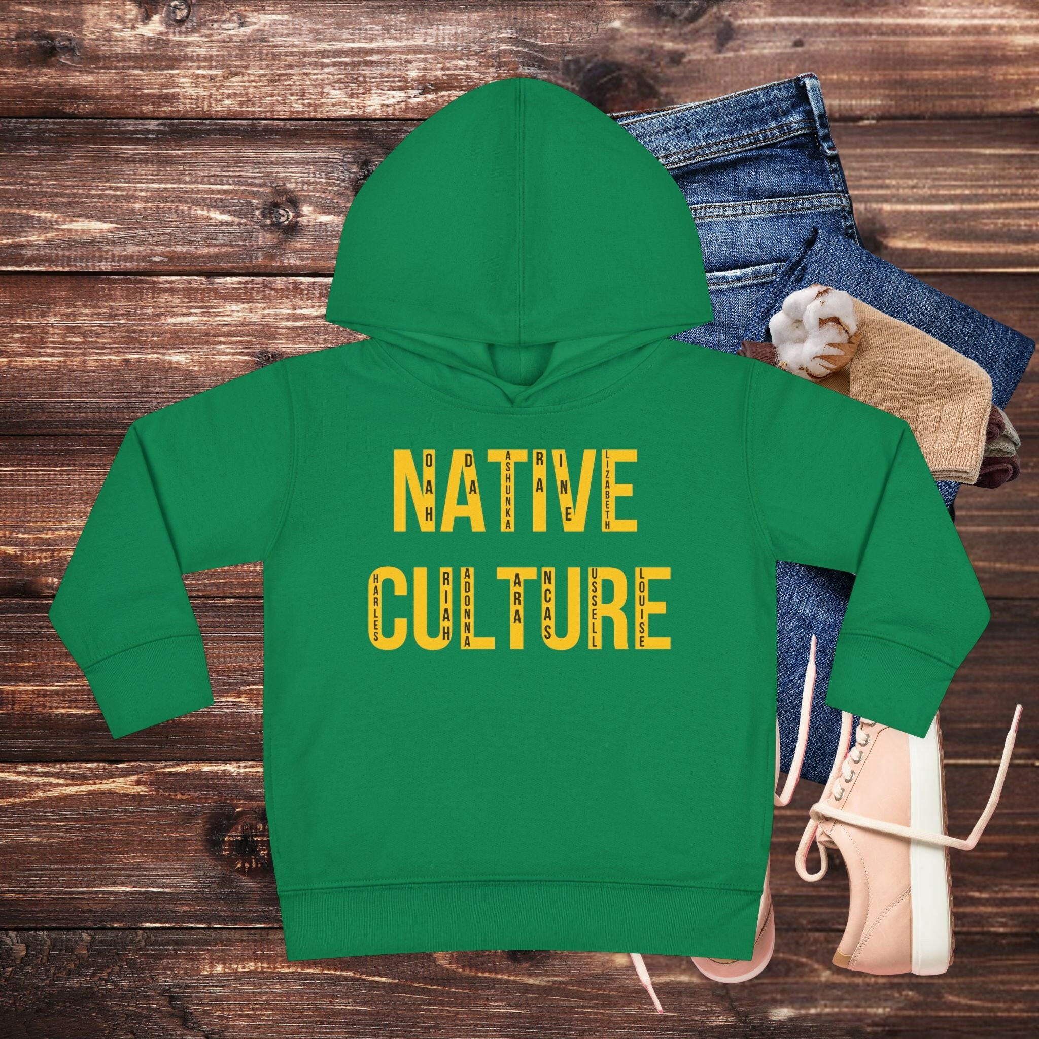 'NATIVE Culture' Toddler Hoodie - MKCM Modern Designs