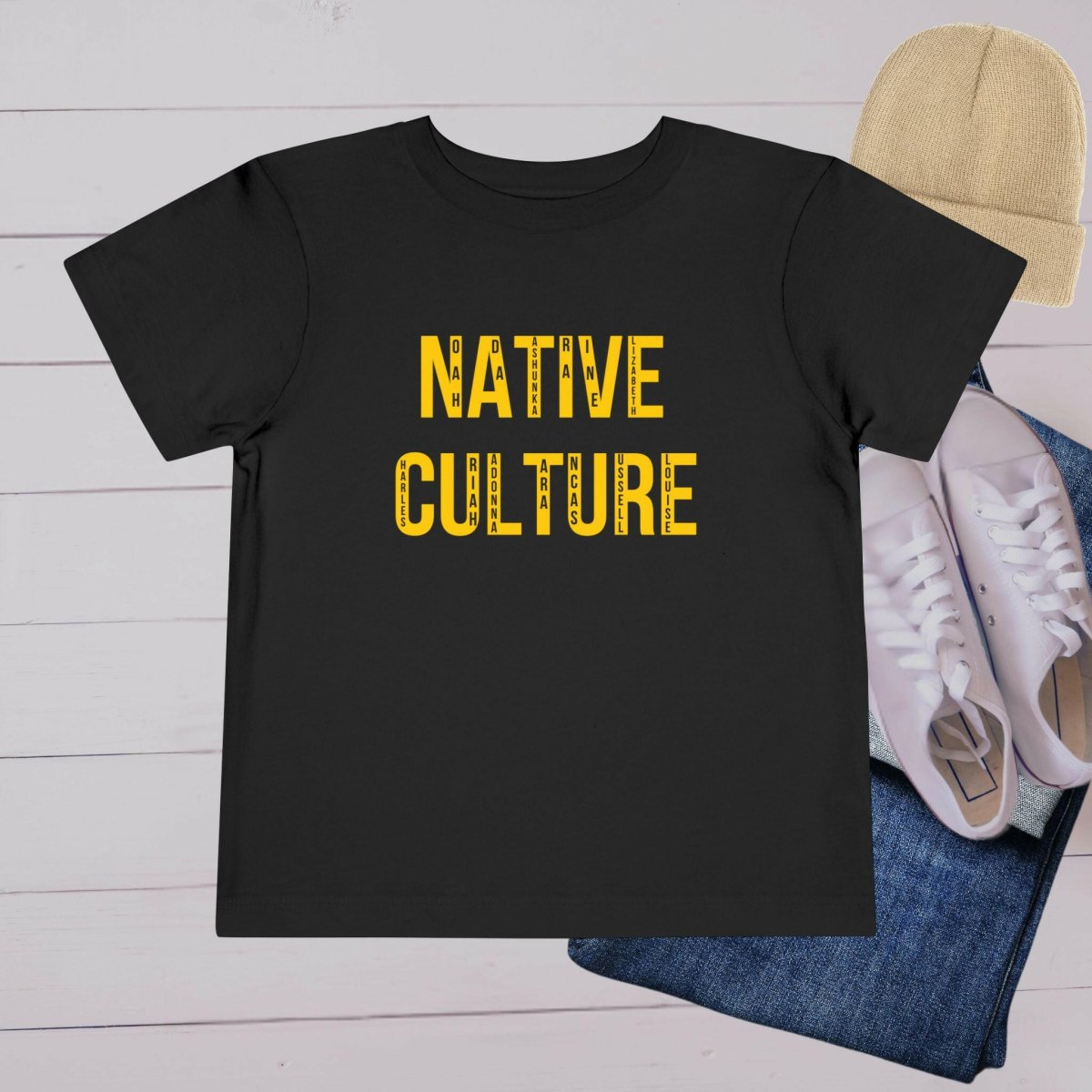 'NATIVE Culture’ Toddler Tee - MKCM Modern Designs