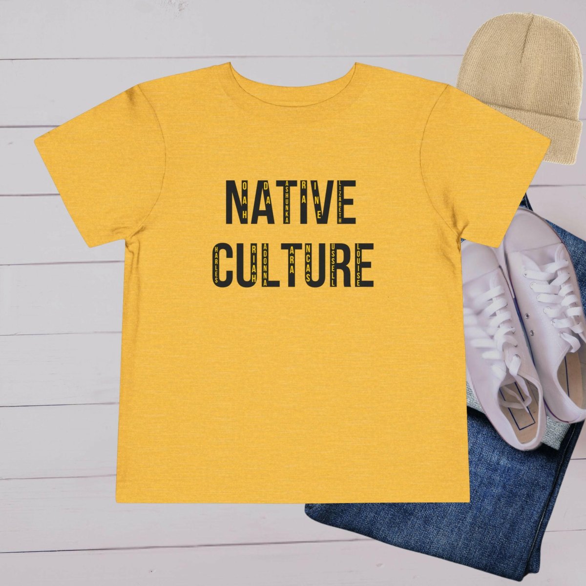 'NATIVE Culture’ Toddler Tee - MKCM Modern Designs