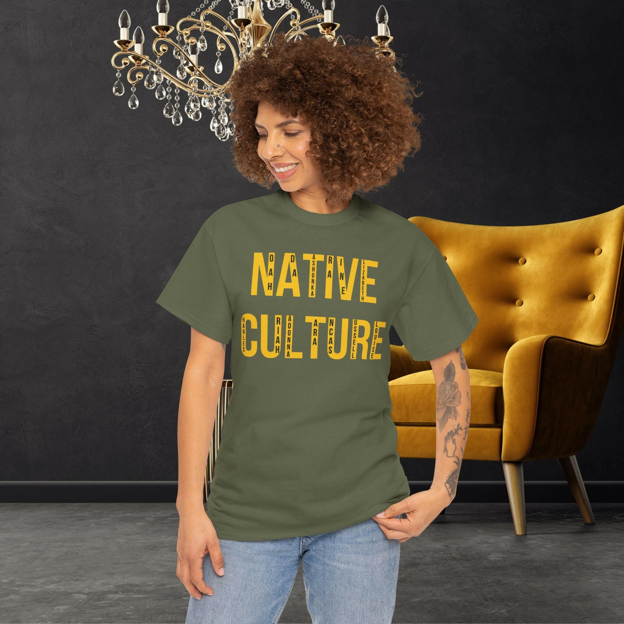 ‘Native Culture' Women's Tee - MKCM Modern Designs