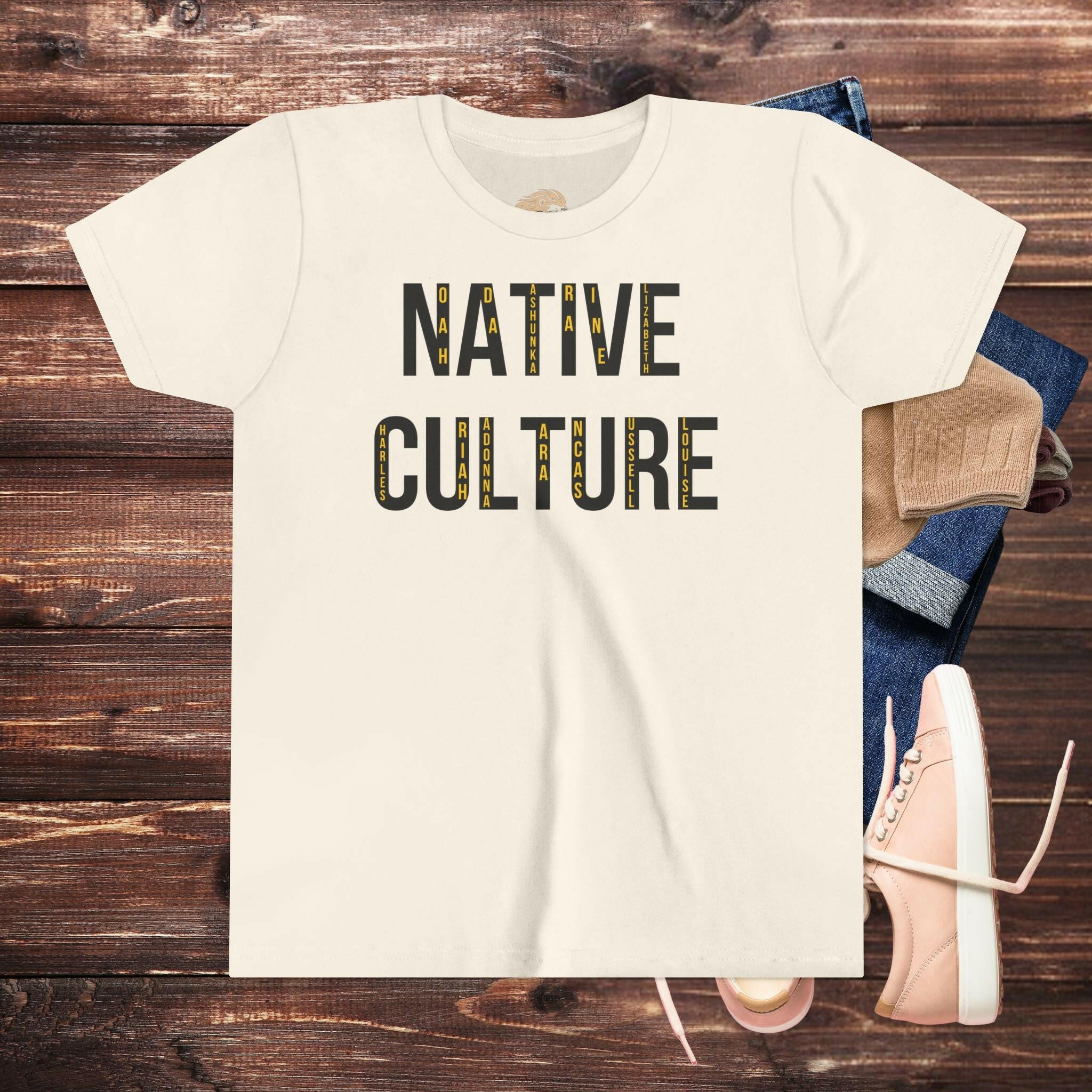 'NATIVE Culture' Youth Shirt - MKCM Modern Designs