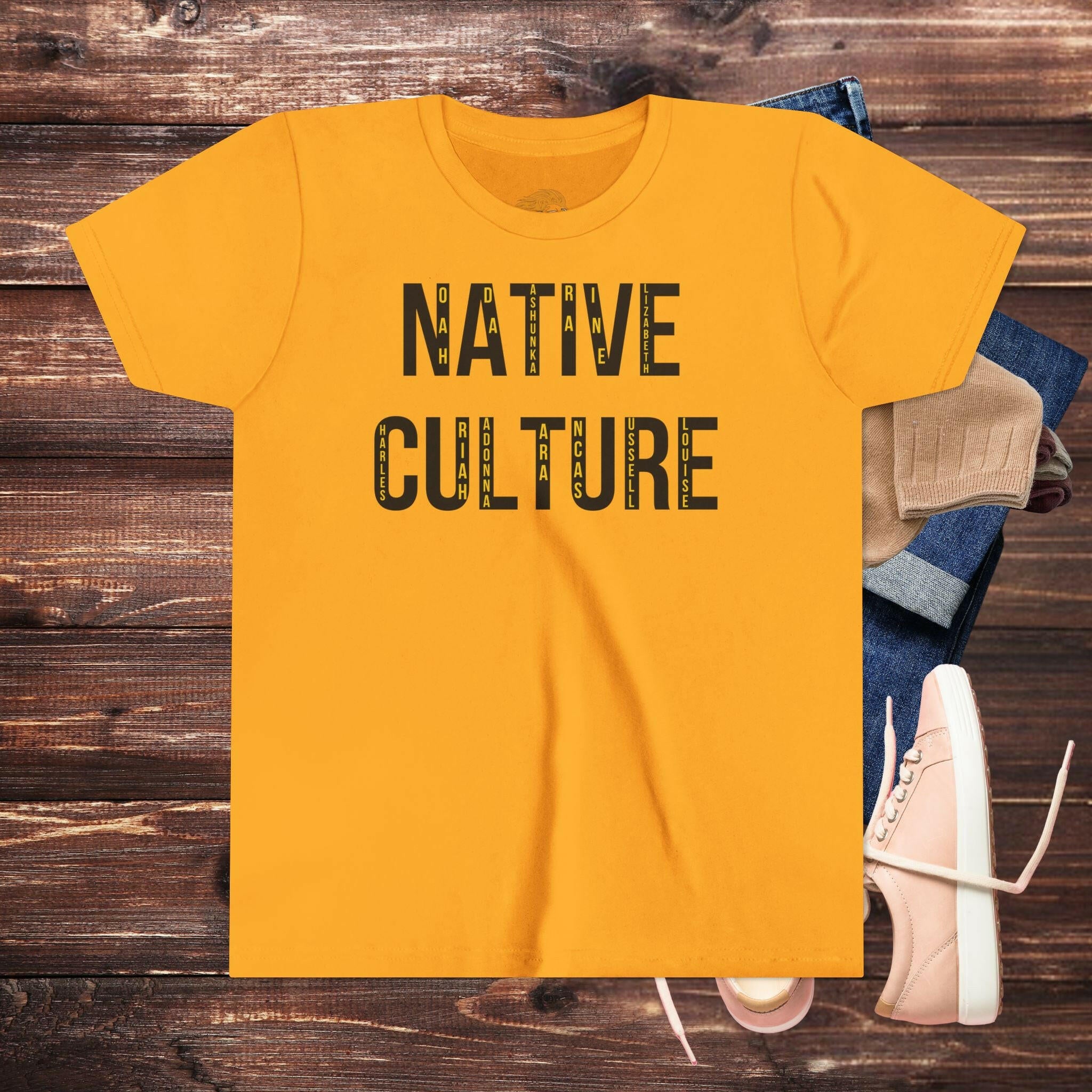 'NATIVE Culture' Youth Shirt - MKCM Modern Designs