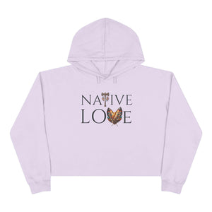 'Native Love' Crop Hoodie - MKCM Modern Designs