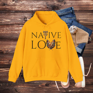 'Native Love' Men's Hoodie - MKCM Modern Designs