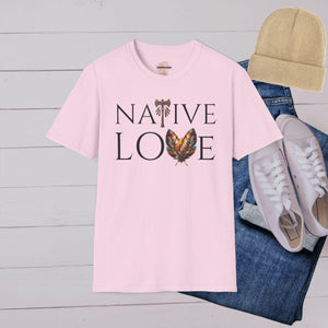 'Native Love' T-Shirt - MKCM Modern Designs