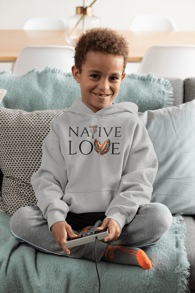 'Native Love' Toddler Hoodie - MKCM Modern Designs