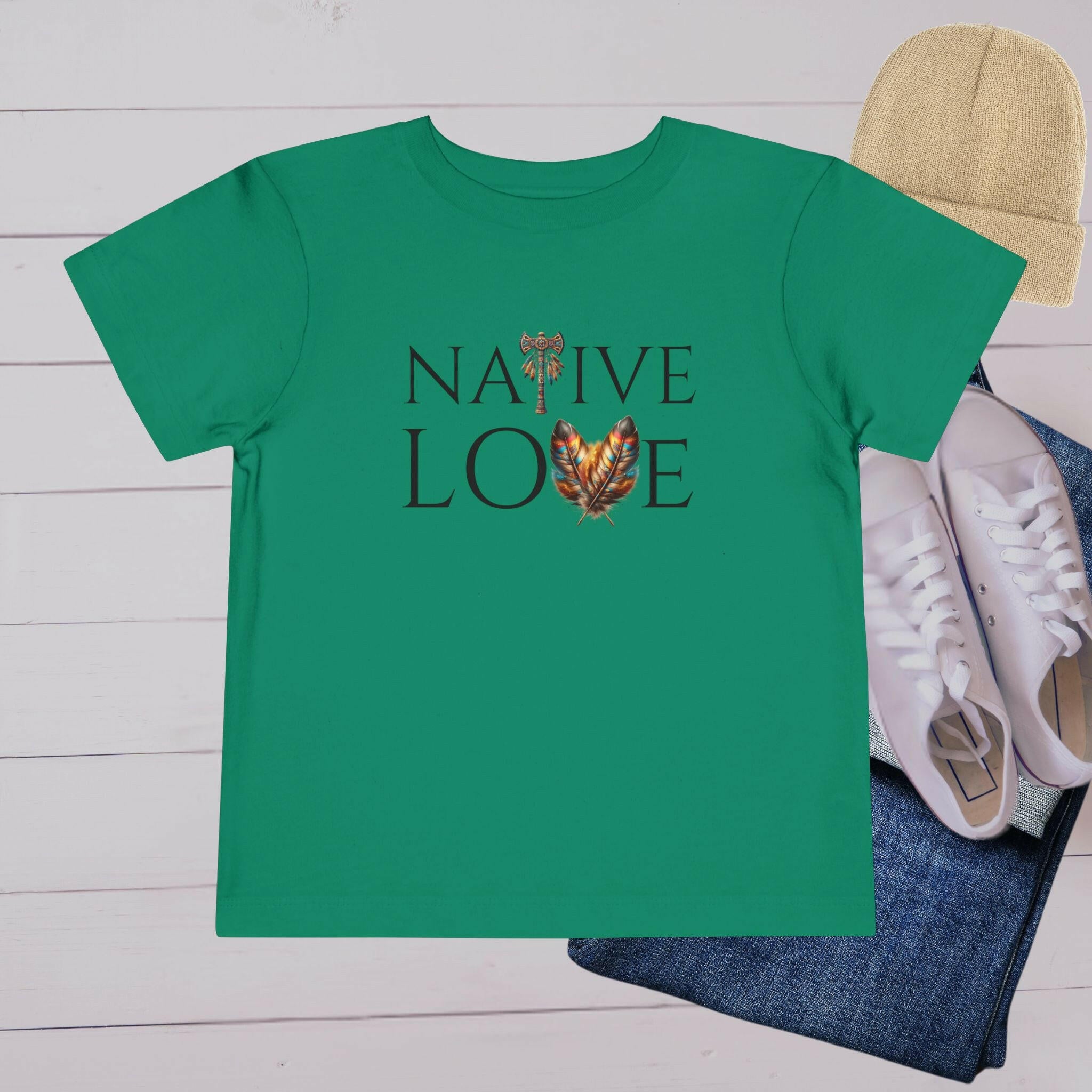 'Native Love’ Toddler Tee - MKCM Modern Designs