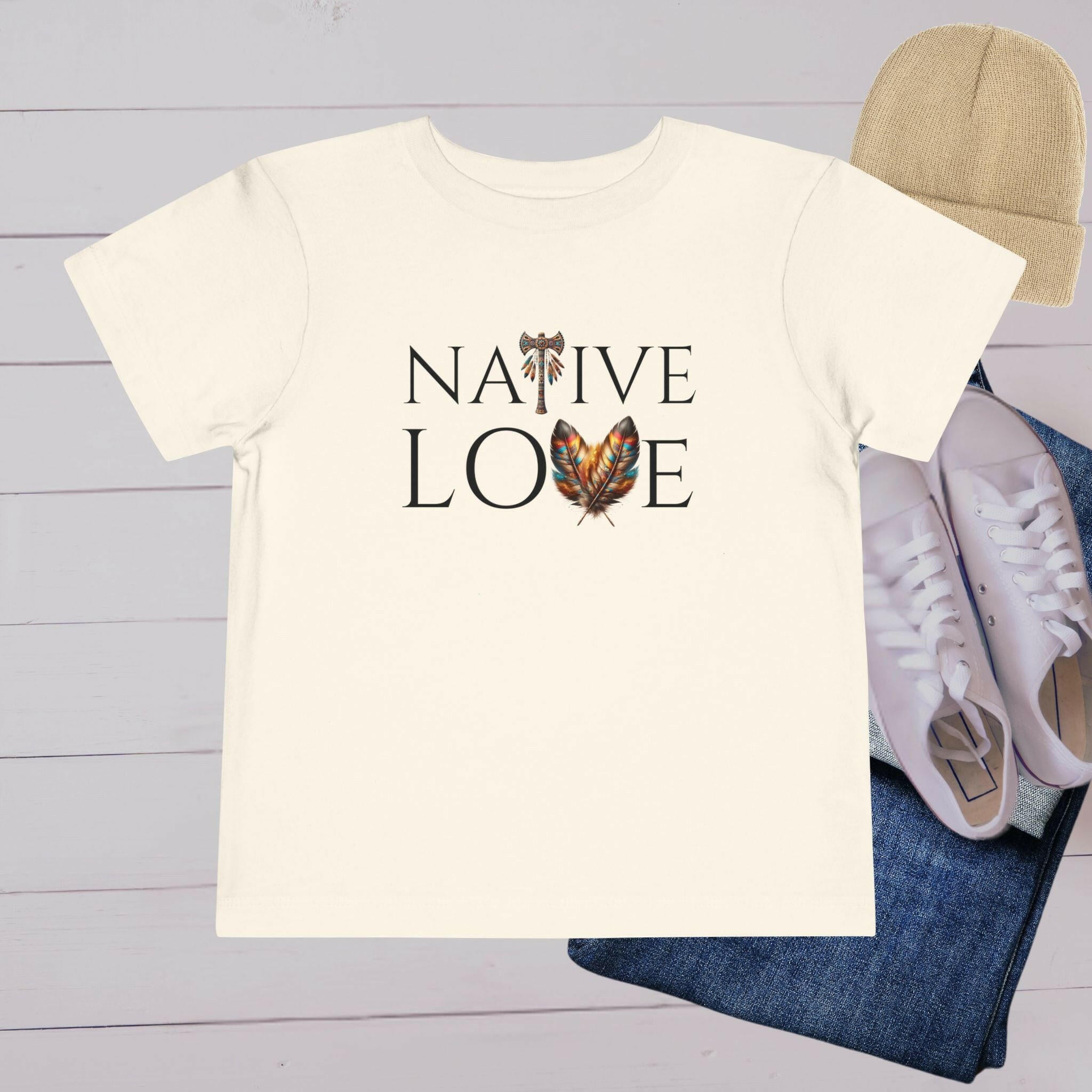 'Native Love’ Toddler Tee - MKCM Modern Designs