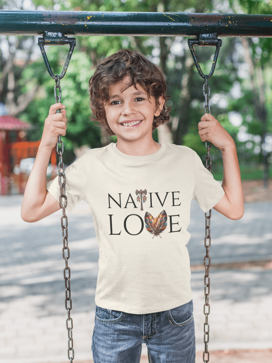 'Native Love’ Toddler Tee - MKCM Modern Designs