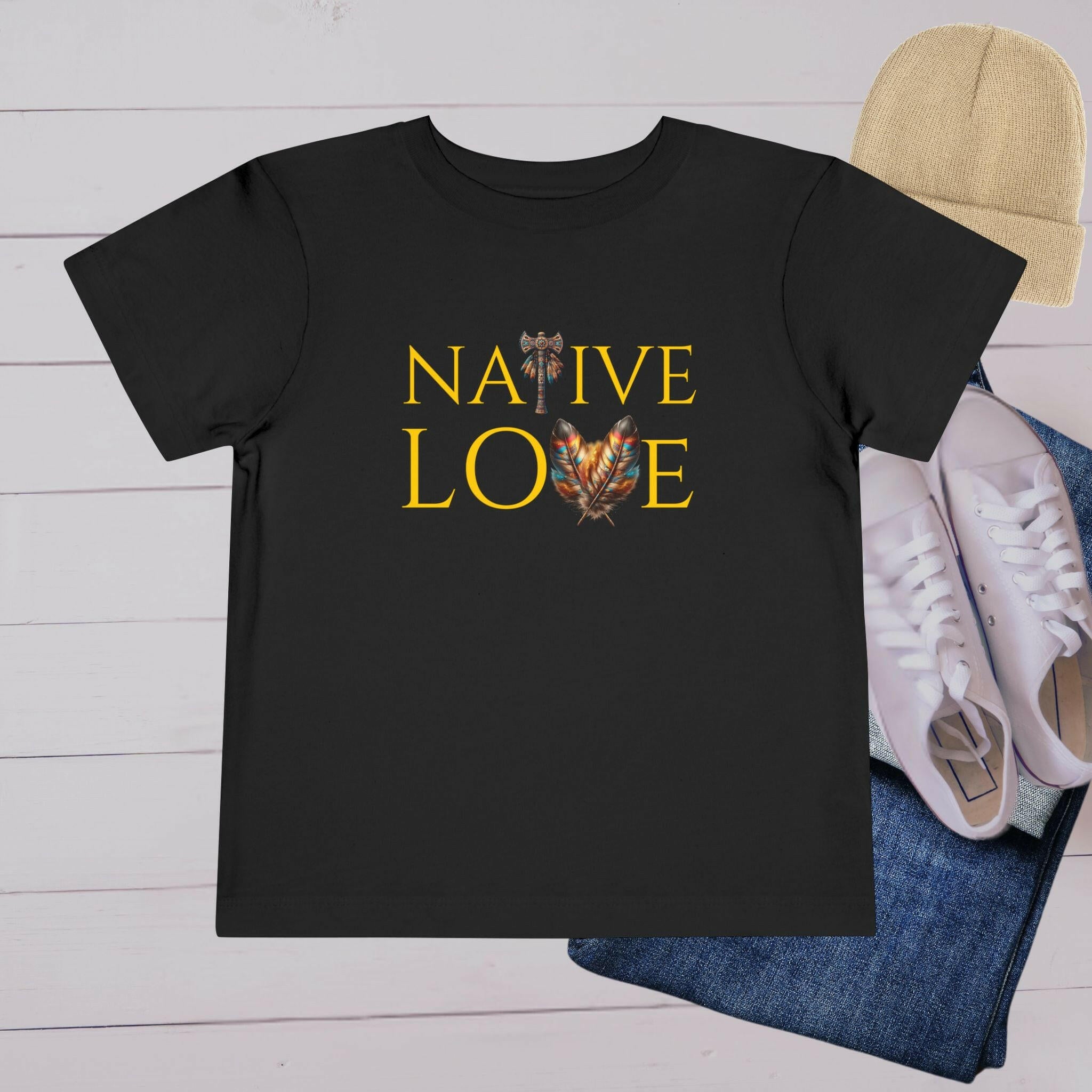 'Native Love’ Toddler Tee - MKCM Modern Designs