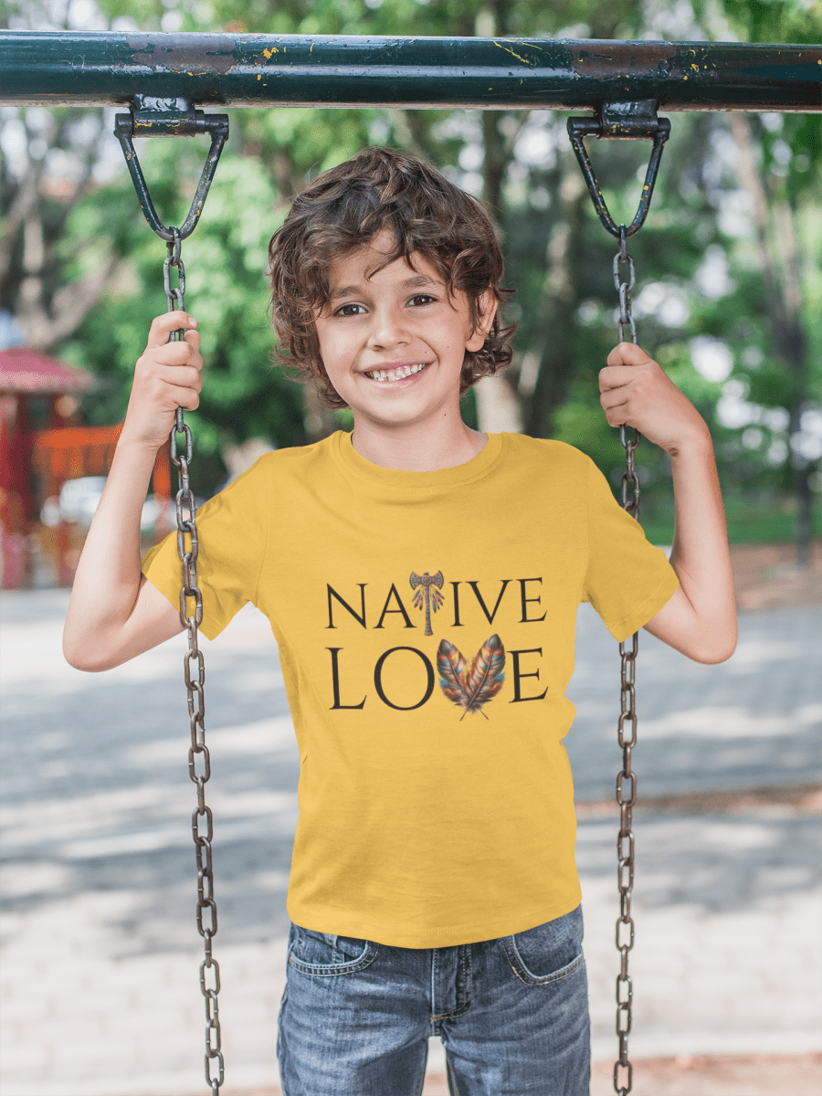 'Native Love’ Toddler Tee - MKCM Modern Designs