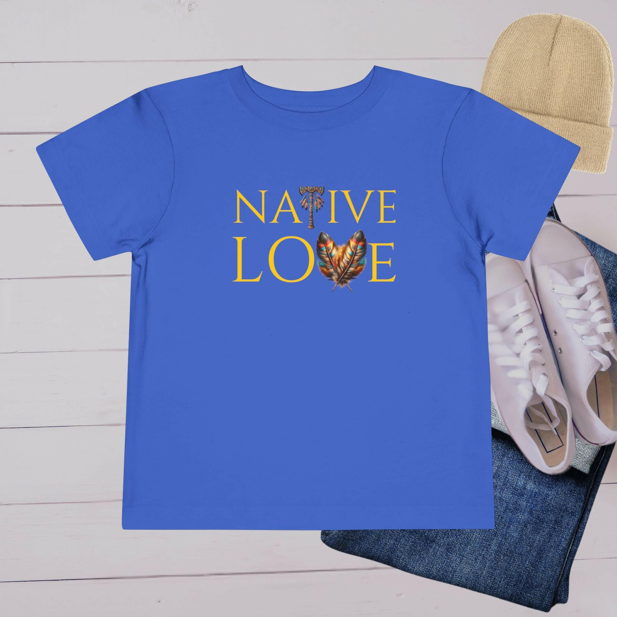 'Native Love’ Toddler Tee - MKCM Modern Designs