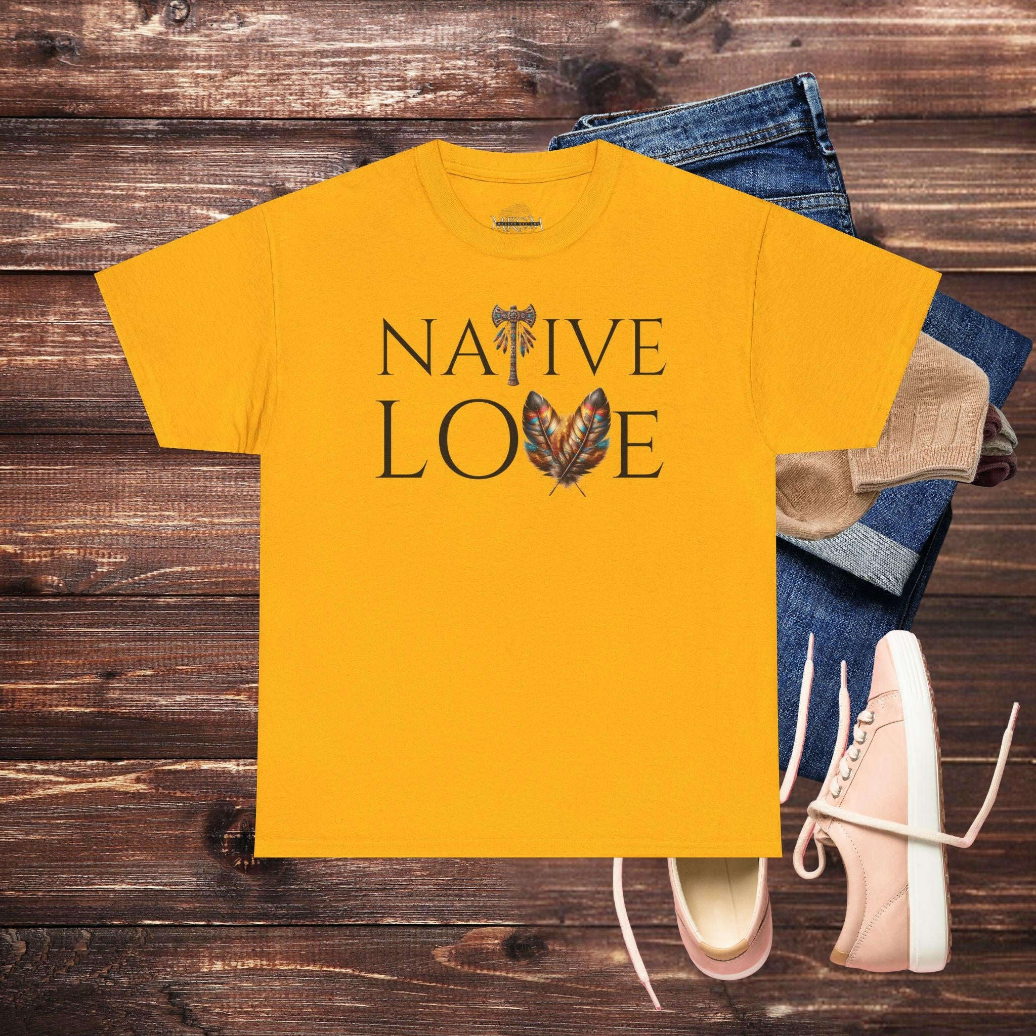 ‘Native Love' Women's Tee - MKCM Modern Designs