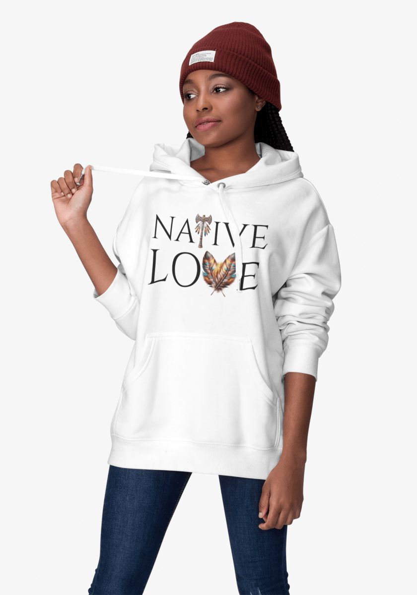 'Native Love’ Youth Hoodie - MKCM Modern Designs