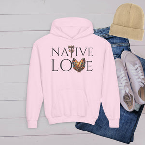 'Native Love’ Youth Hoodie - MKCM Modern Designs