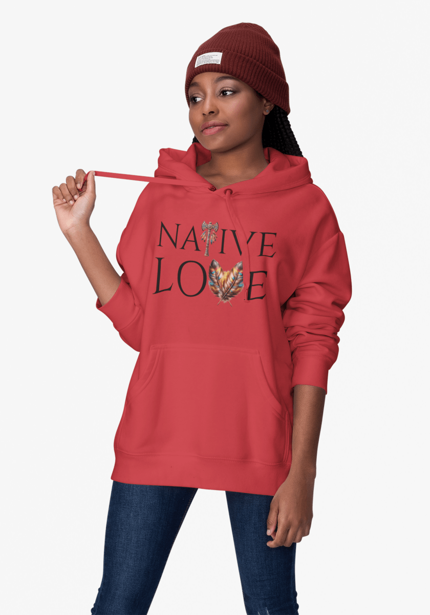 'Native Love’ Youth Hoodie - MKCM Modern Designs