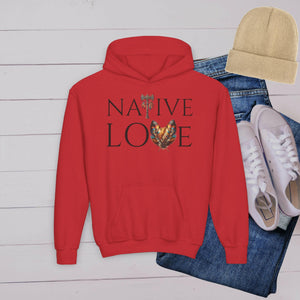 'Native Love’ Youth Hoodie - MKCM Modern Designs