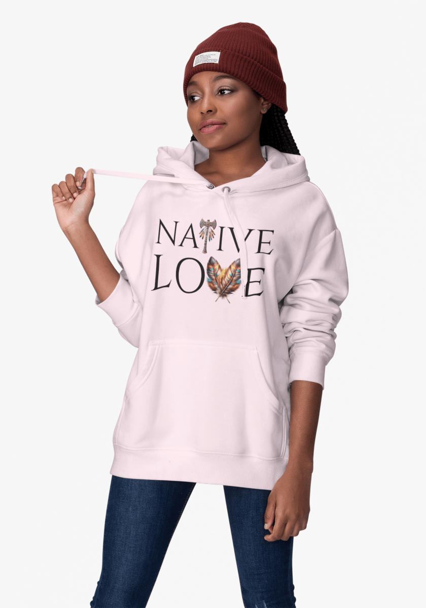 'Native Love’ Youth Hoodie - MKCM Modern Designs