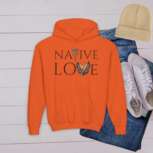 'Native Love’ Youth Hoodie - MKCM Modern Designs