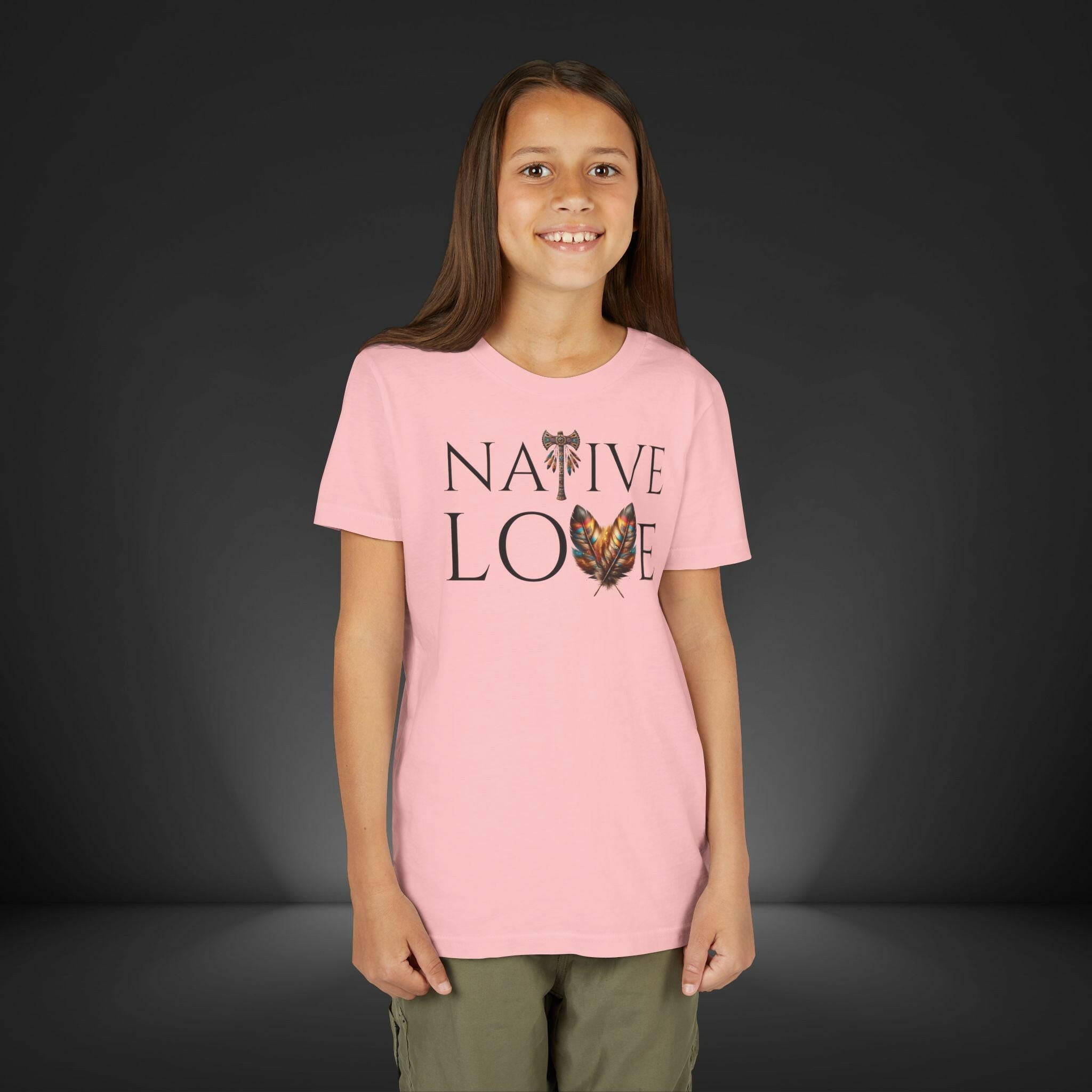 'Native Love' Youth Shirt - MKCM Modern Designs