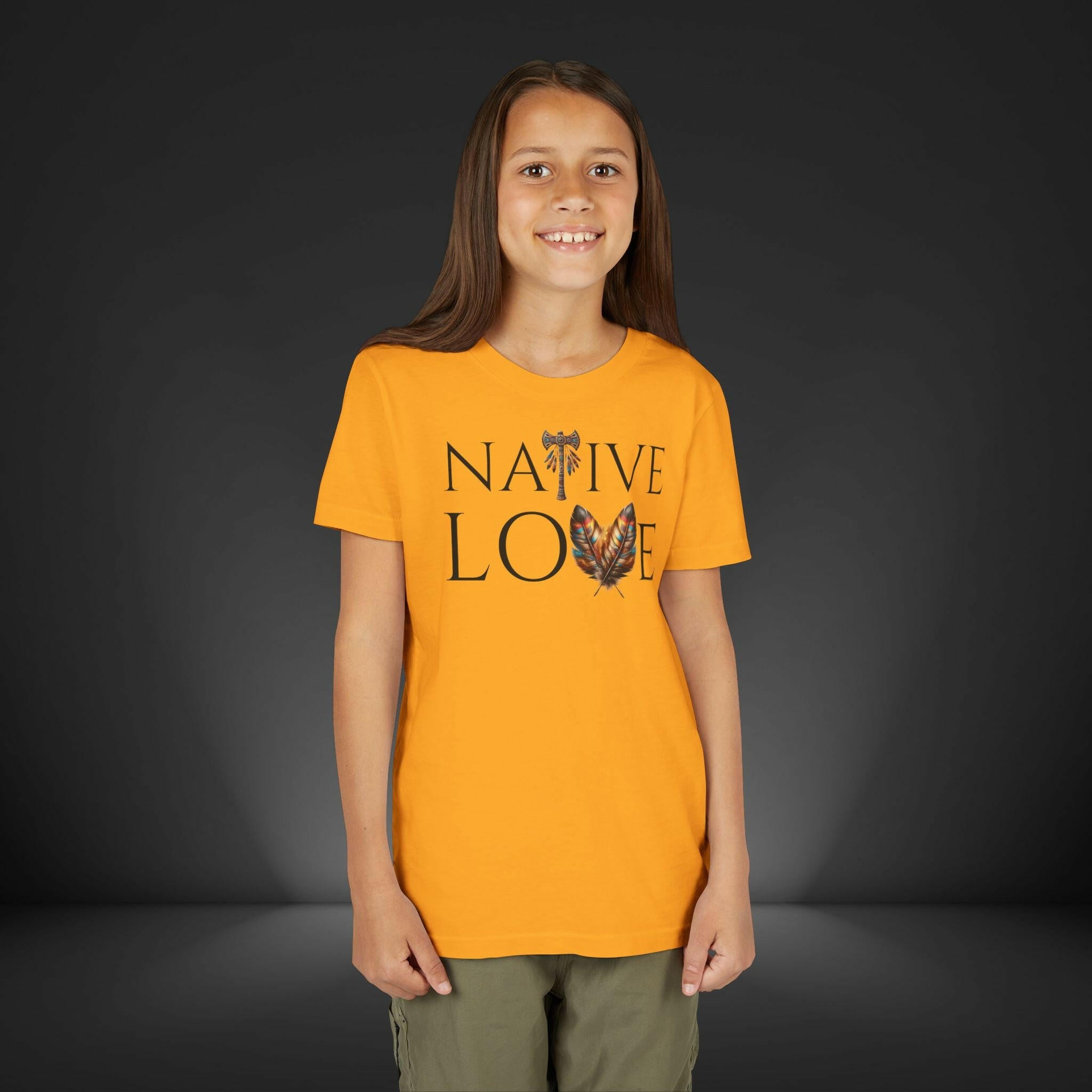 'Native Love' Youth Shirt - MKCM Modern Designs