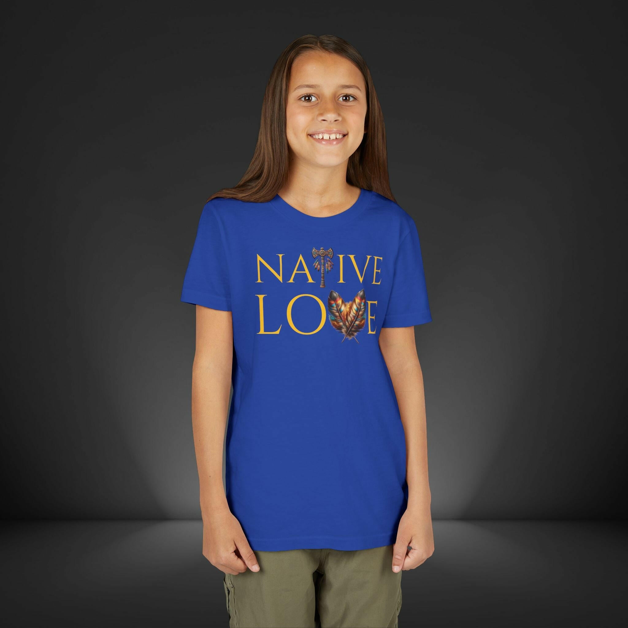 'Native Love' Youth Shirt - MKCM Modern Designs