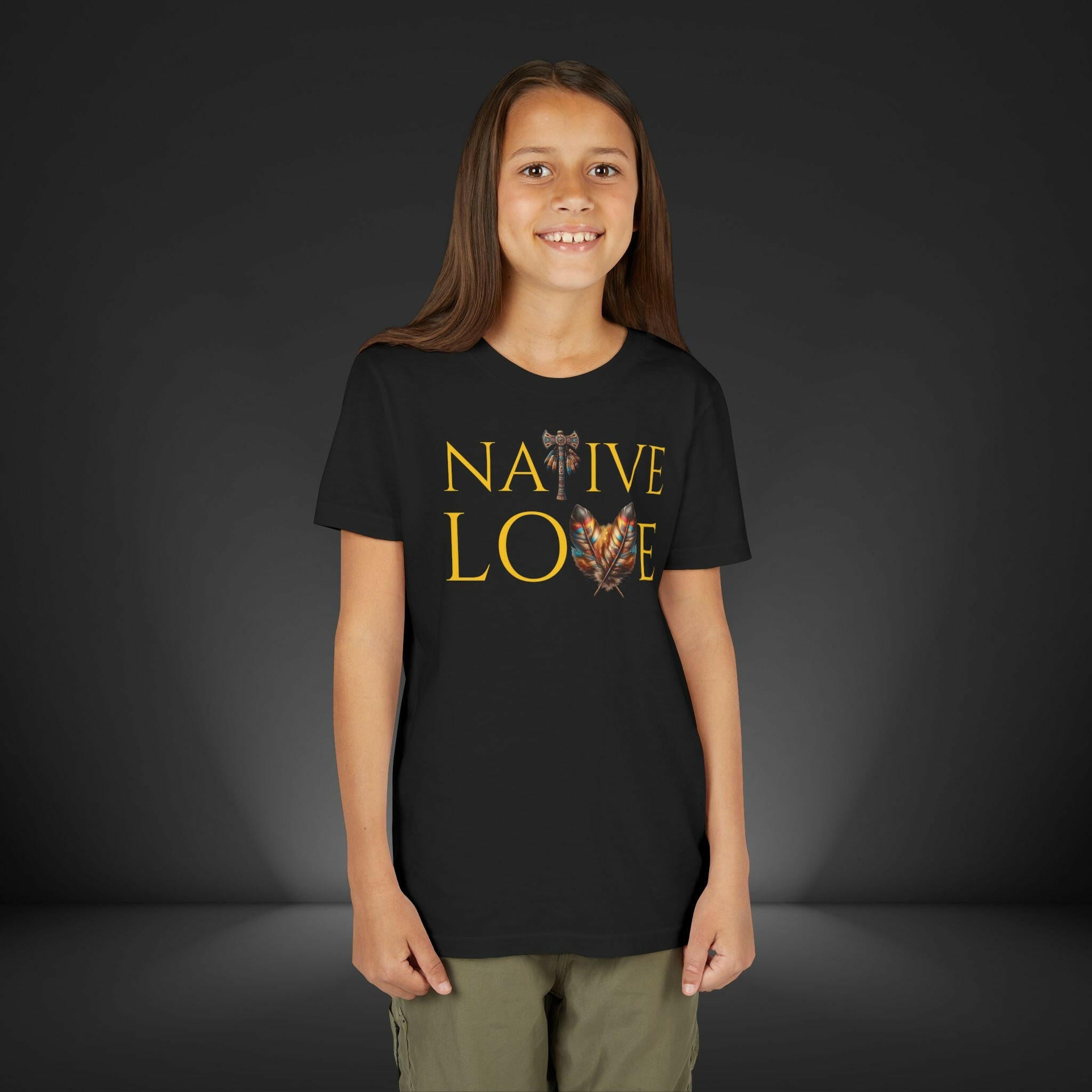 'Native Love' Youth Shirt - MKCM Modern Designs