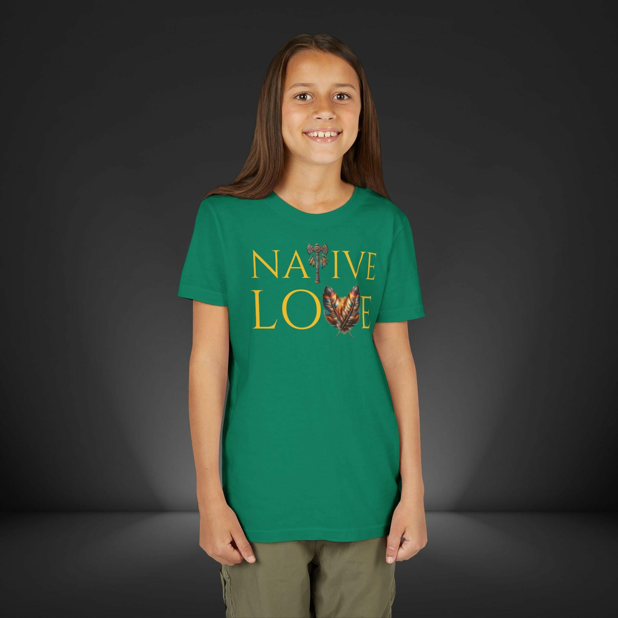 'Native Love' Youth Shirt - MKCM Modern Designs