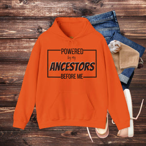 'Powered By My Ancestors' Men's Hoodie - MKCM Modern Designs