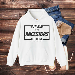 'Powered By My Ancestors' Men's Hoodie - MKCM Modern Designs