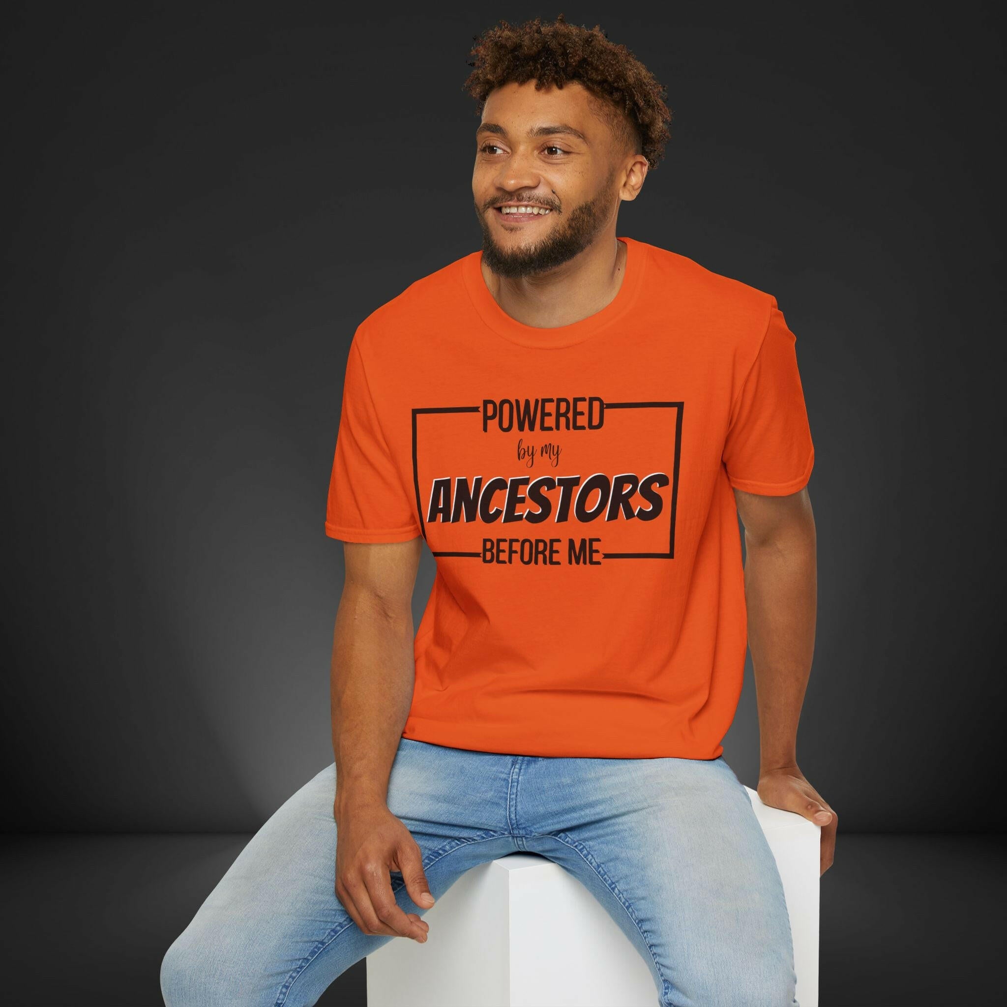 'Powered By My Ancestors' T-Shirt - MKCM Modern Designs