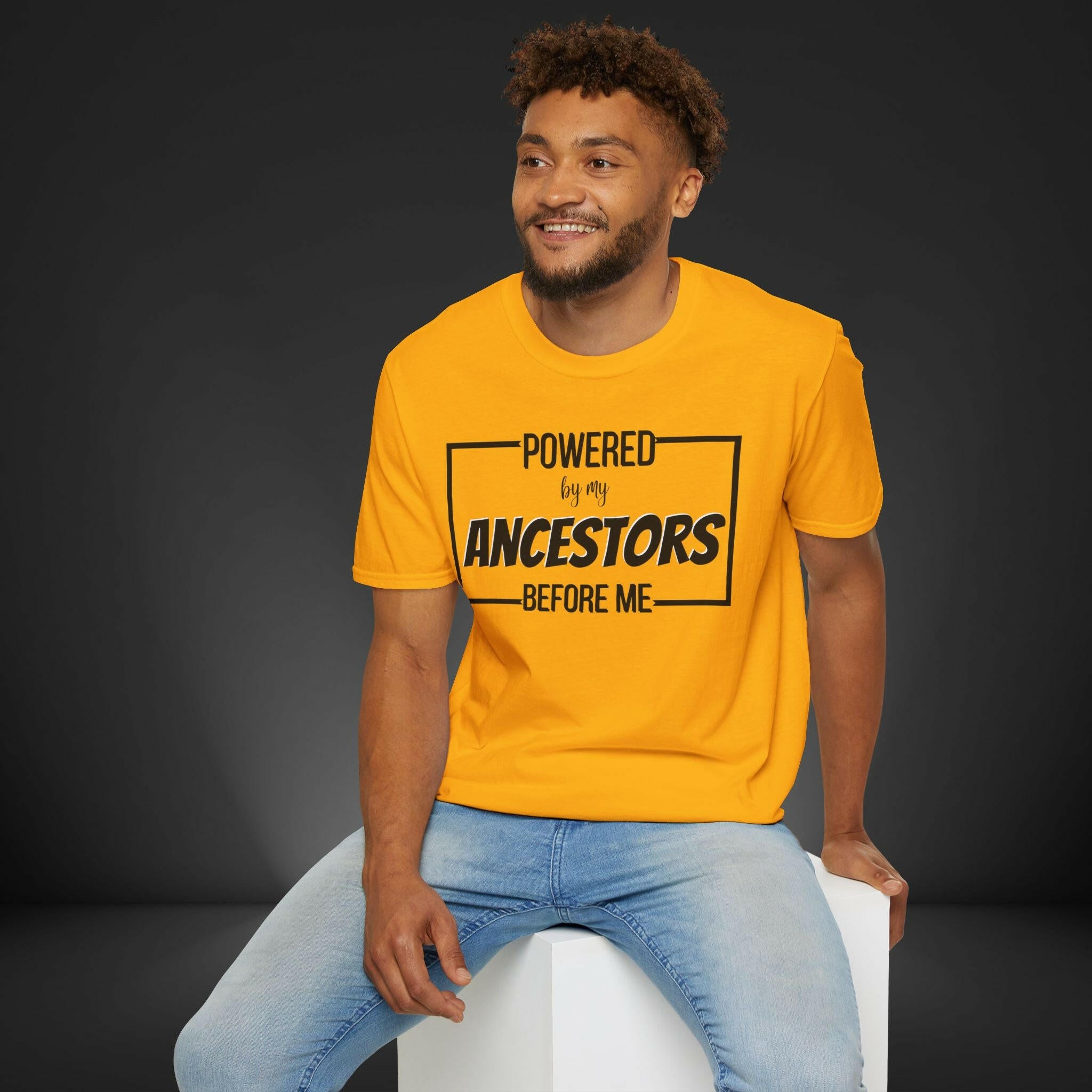 'Powered By My Ancestors' T-Shirt - MKCM Modern Designs