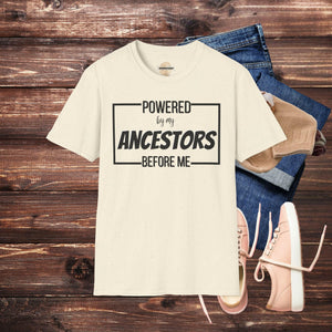 'Powered By My Ancestors' T-Shirt - MKCM Modern Designs