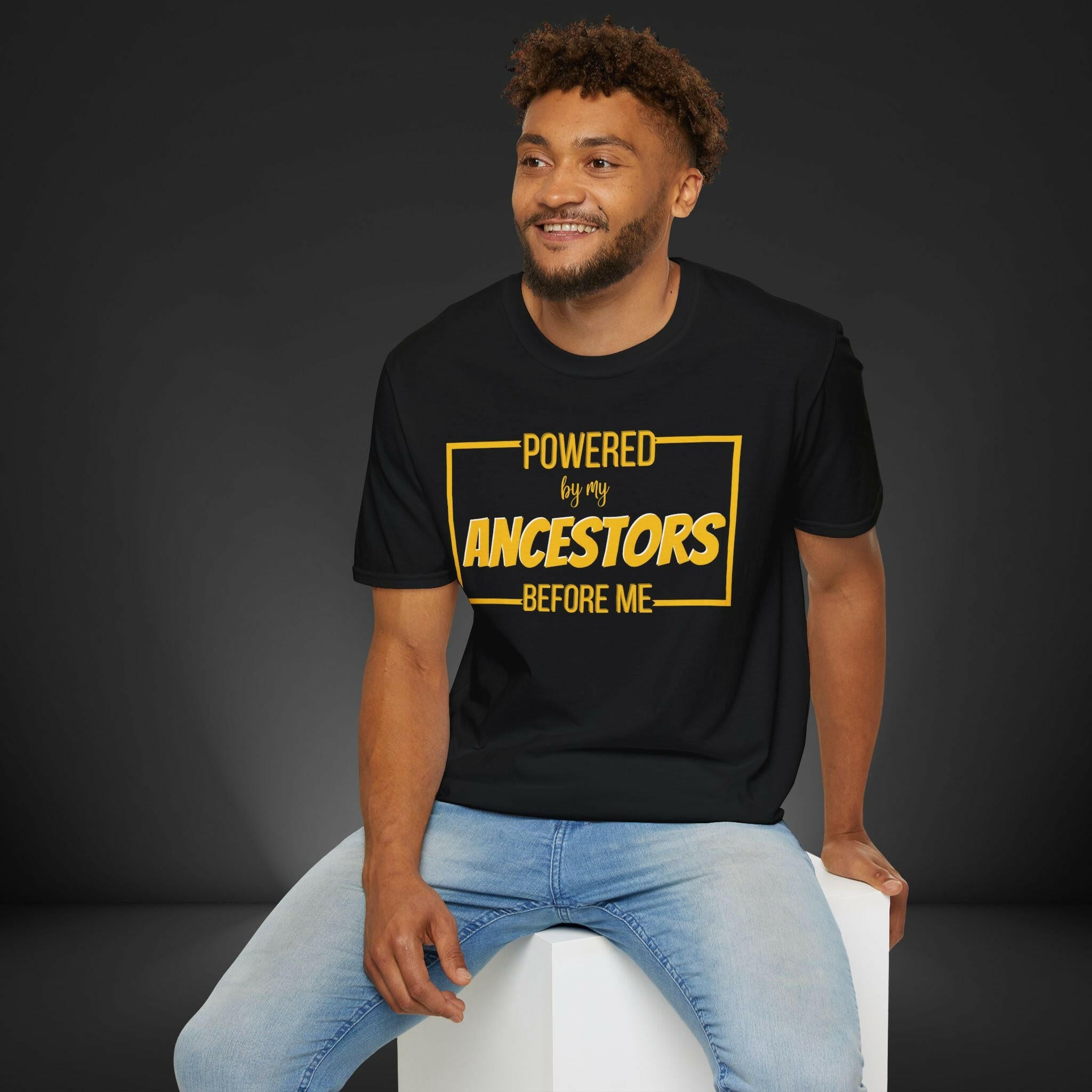 'Powered By My Ancestors' T-Shirt - MKCM Modern Designs