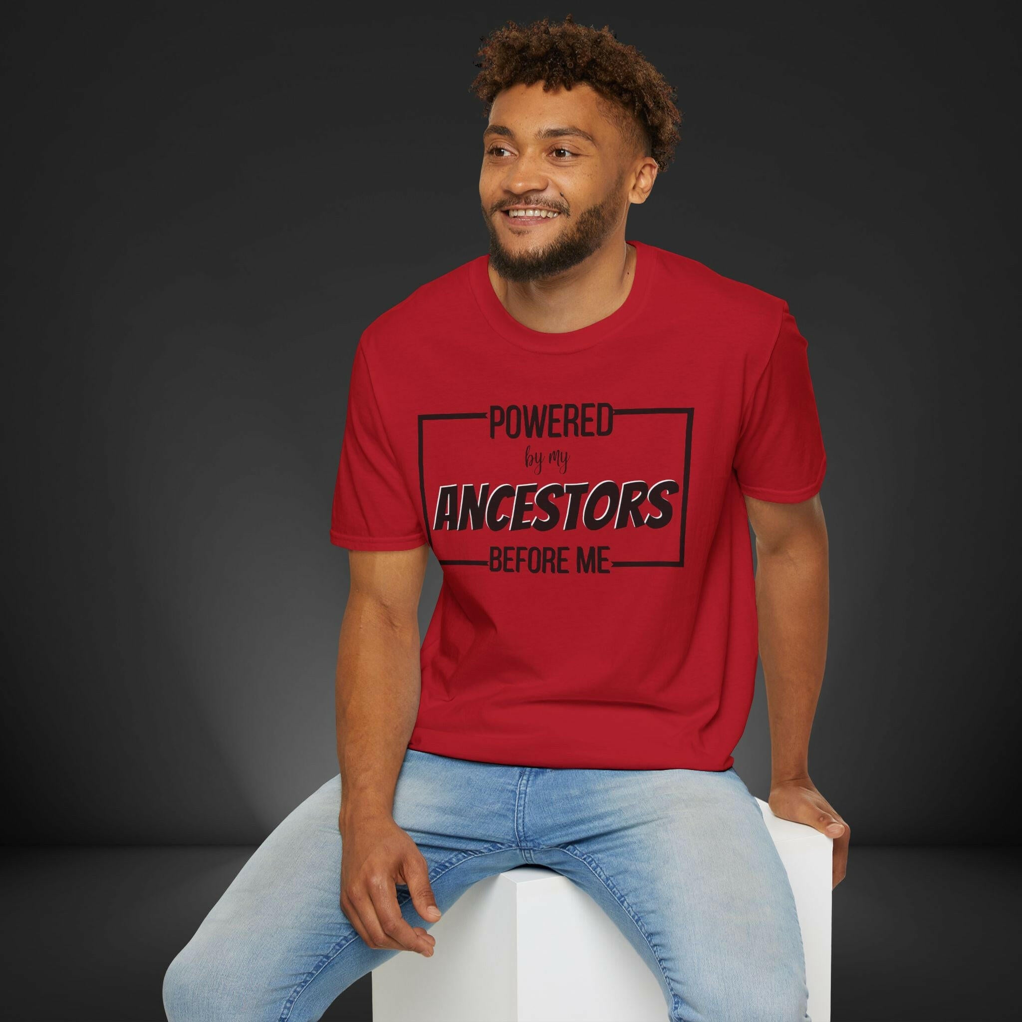 'Powered By My Ancestors' T-Shirt - MKCM Modern Designs