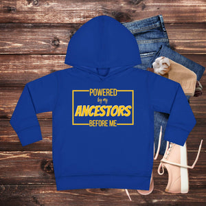 'Powered By My Ancestors' Toddler Hoodie - MKCM Modern Designs