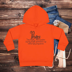 'Prince' Toddler Hoodie - MKCM Modern Designs