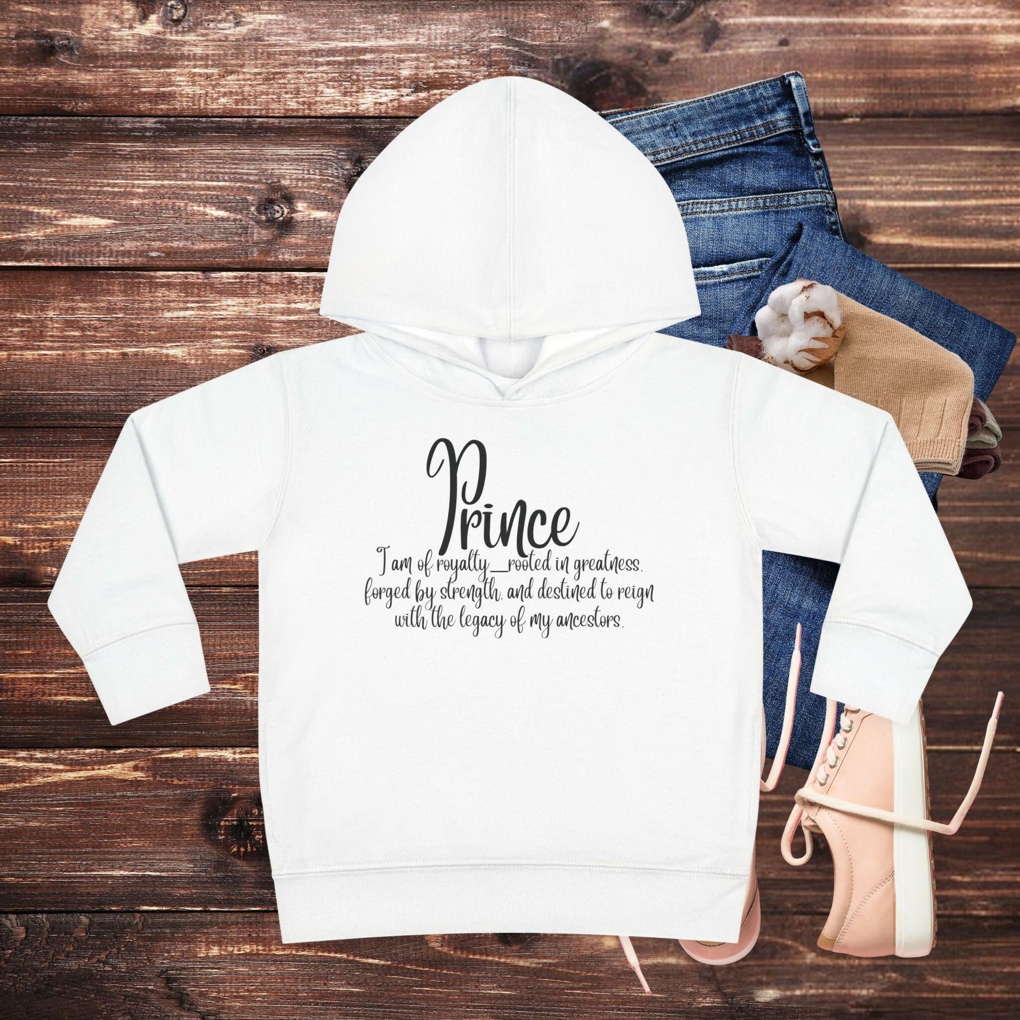 'Prince' Toddler Hoodie - MKCM Modern Designs