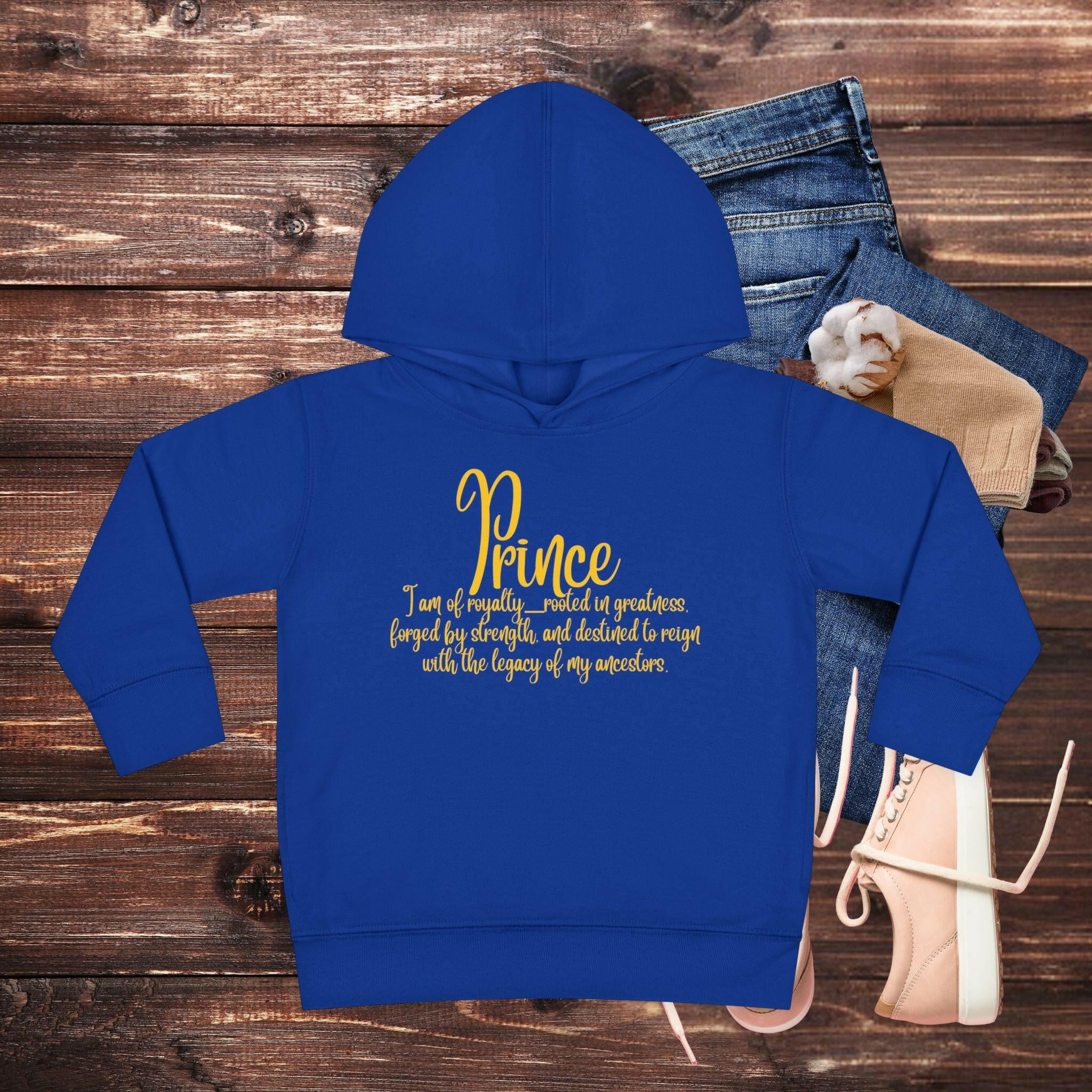 'Prince' Toddler Hoodie - MKCM Modern Designs