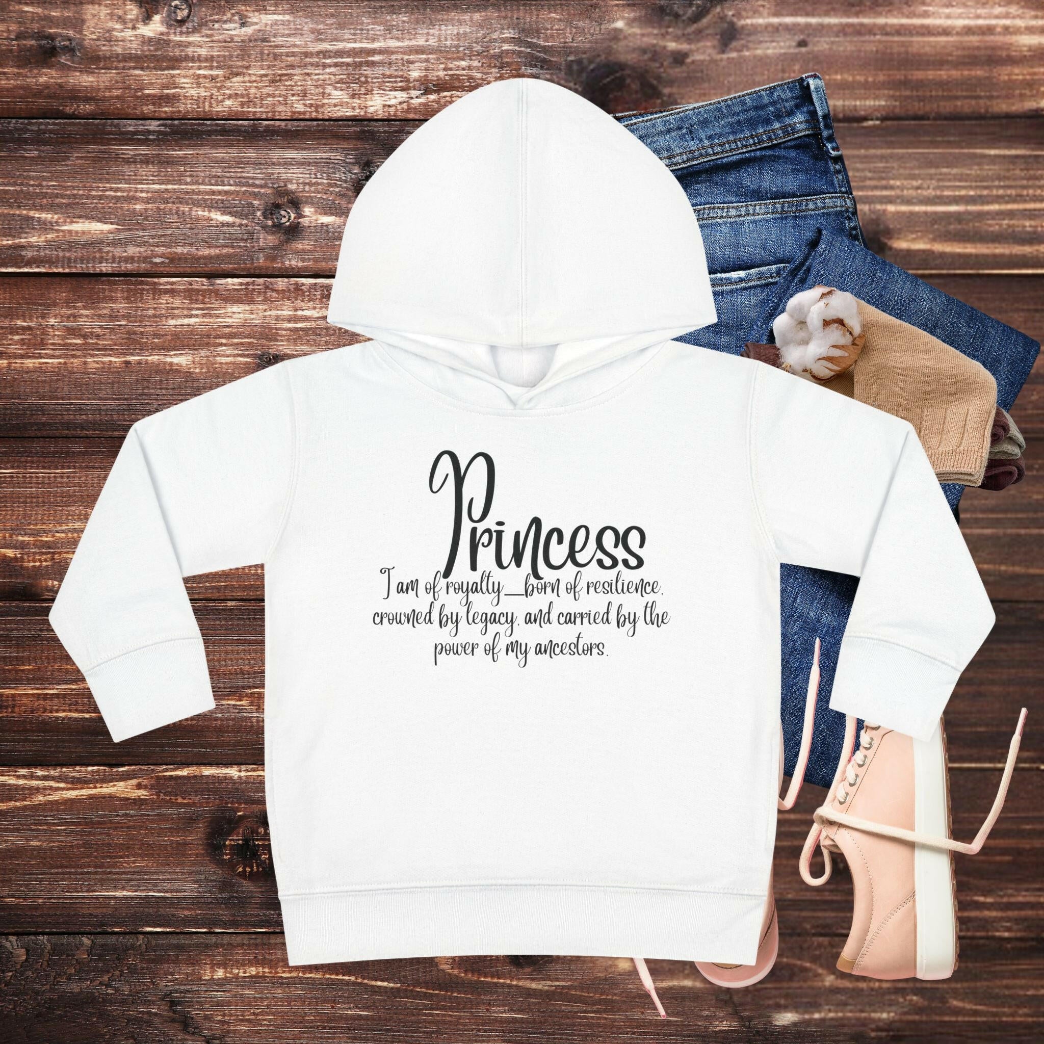 'Princess' Toddler Hoodie - MKCM Modern Designs