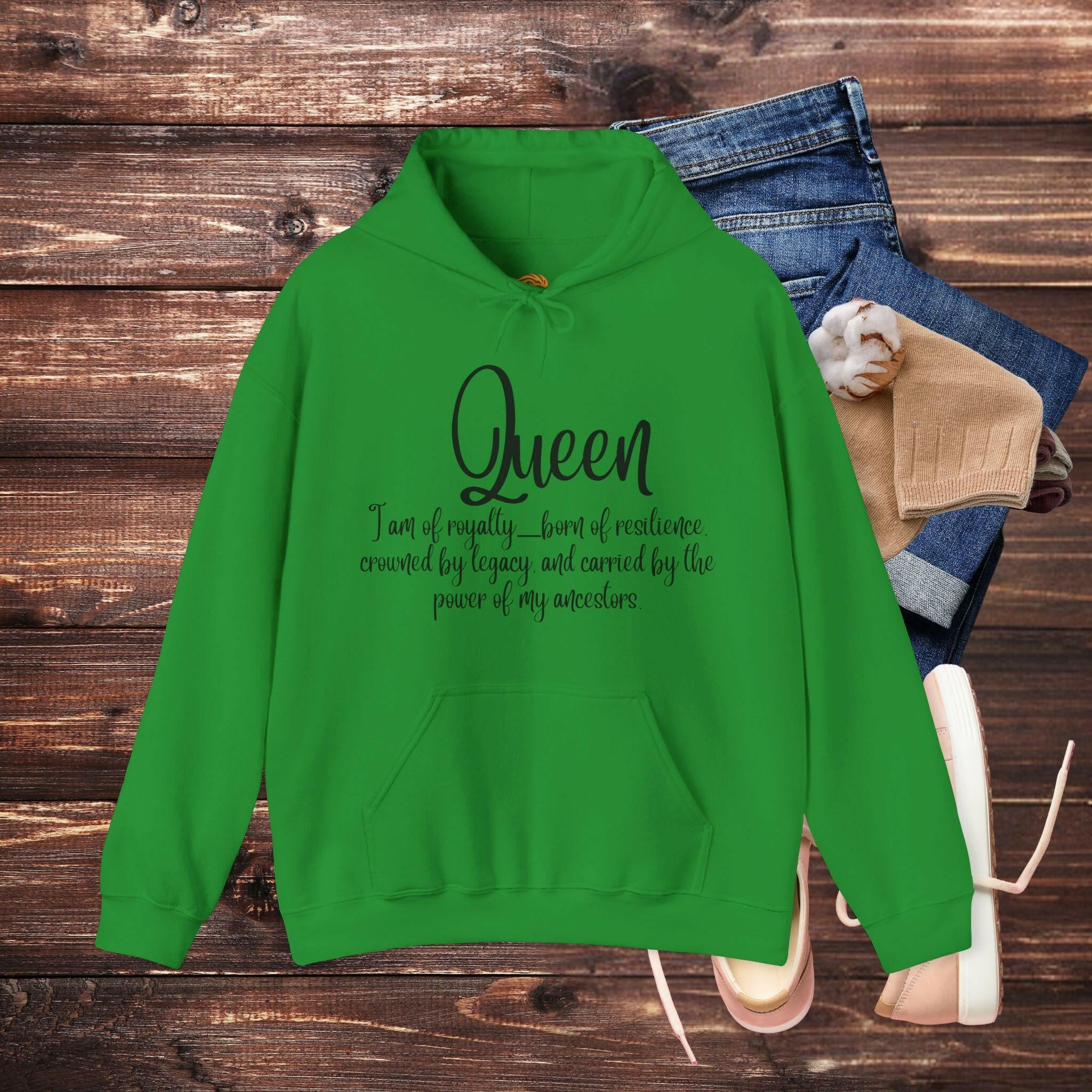 'Queen' Women's Hoodie - MKCM Modern Designs