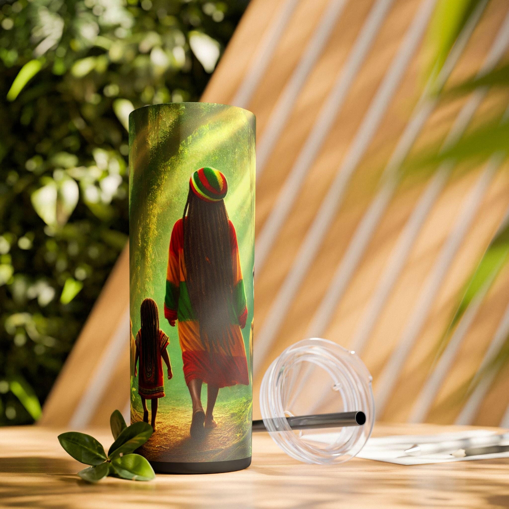 Rasta Pride Stainless Steel Tumbler - MKCM Modern Designs