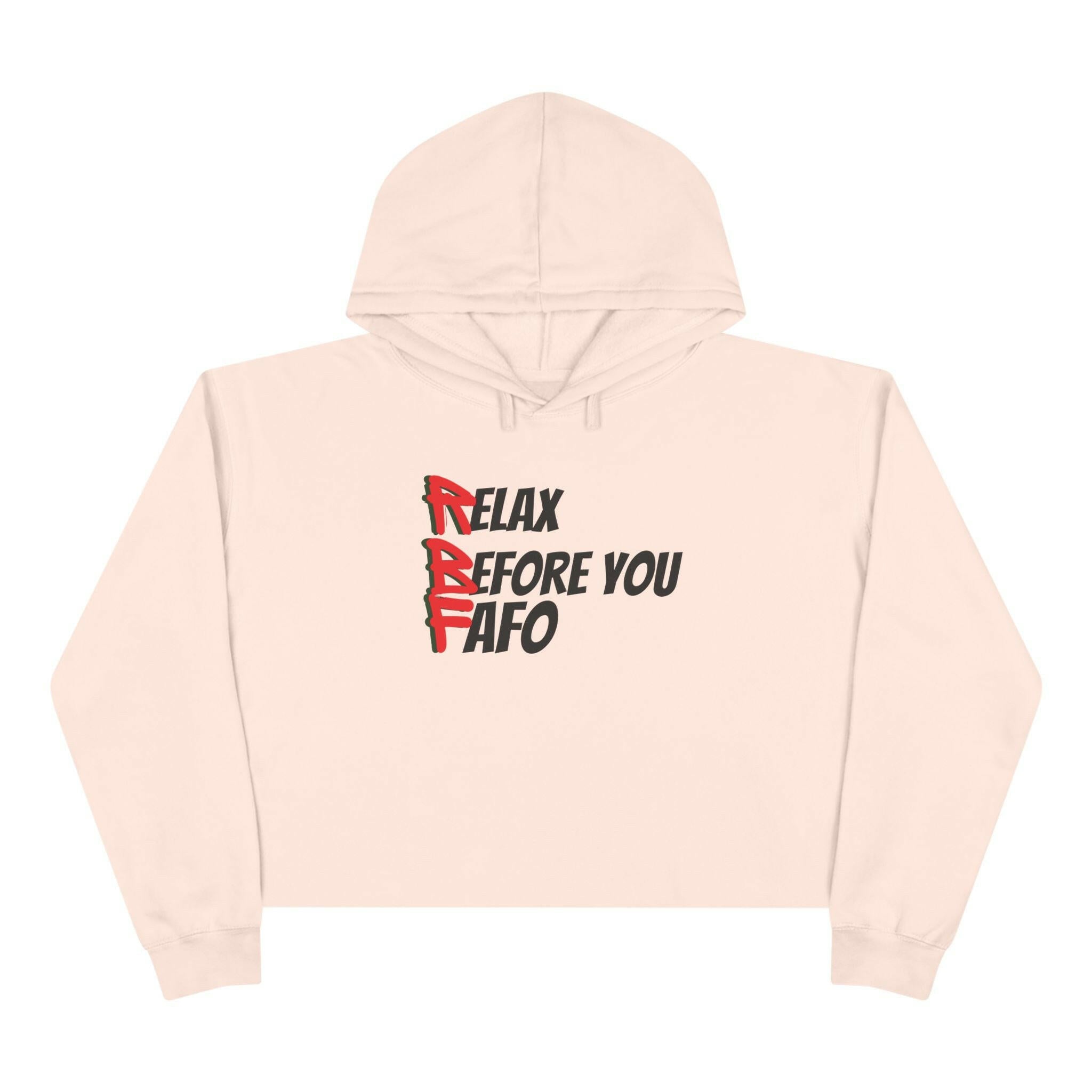 'RBF' Crop Hoodie - MKCM Modern Designs