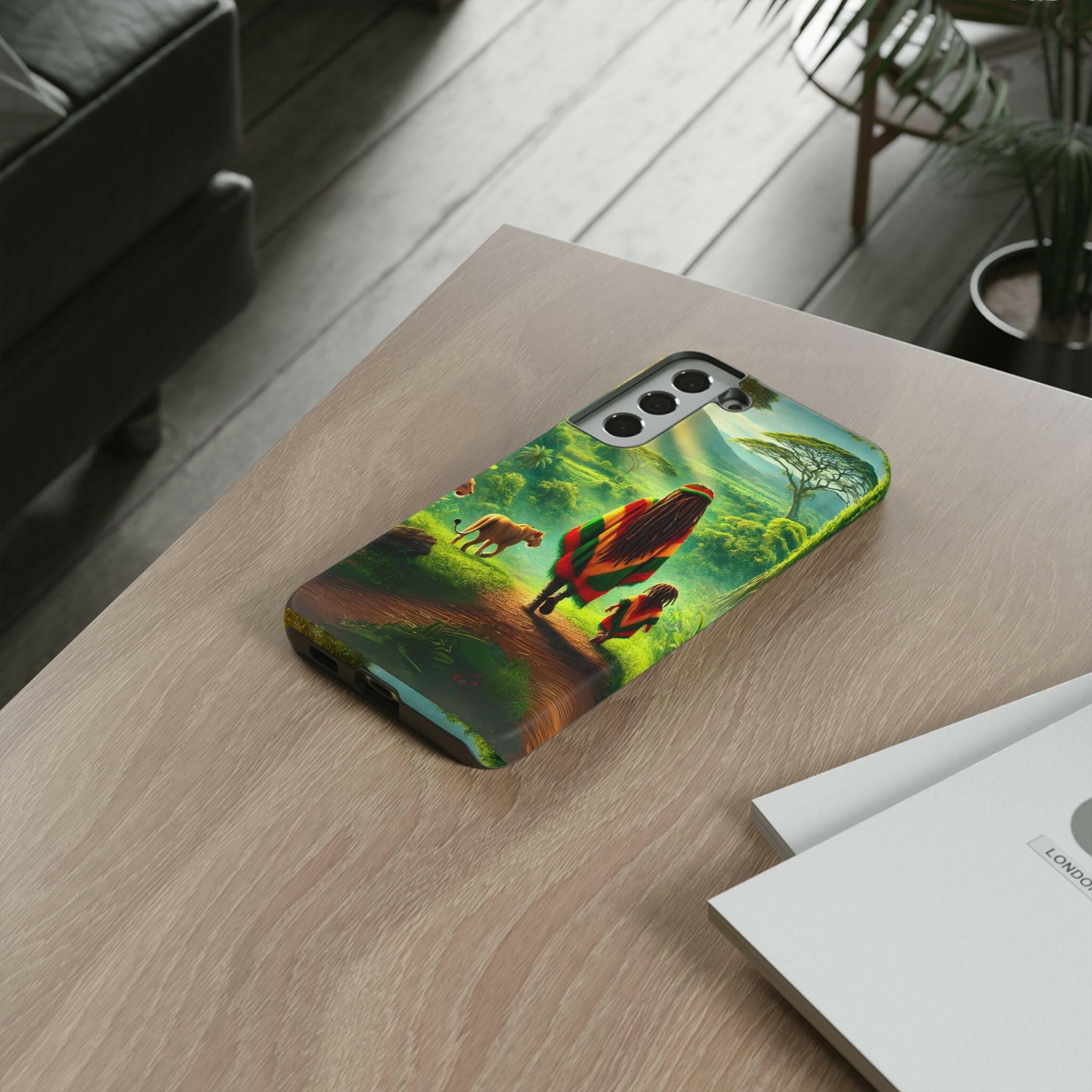 Reggae Jungle Tough Phone Case - MKCM Modern Designs